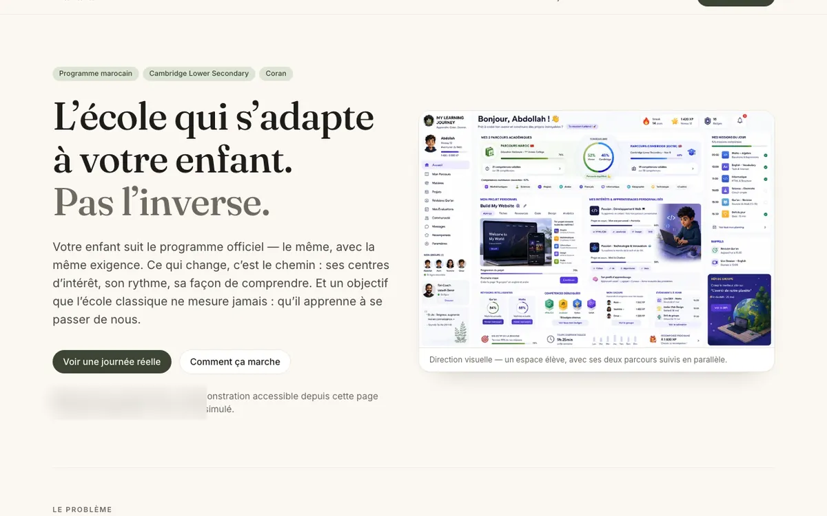 Plateforme pédagogique : parcours individualisés et suivi par apprenant, développée par Adseen